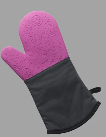 LUVA 34CM ALGODAO/SILICONE ROXO #